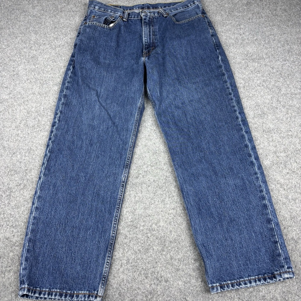 Levi's 550 Jeans Mens 36x30 (Fits 34x30) Relaxed Straight Leg Medium Wash Denim‎